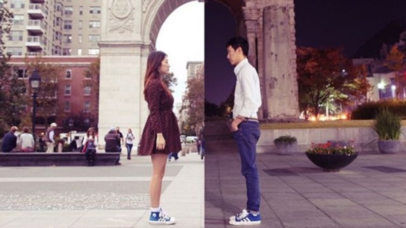 بهذه الطريقة تغلبا حبيبان على فرق المسافة بينهما.. تعرفوا عليها بالصور!